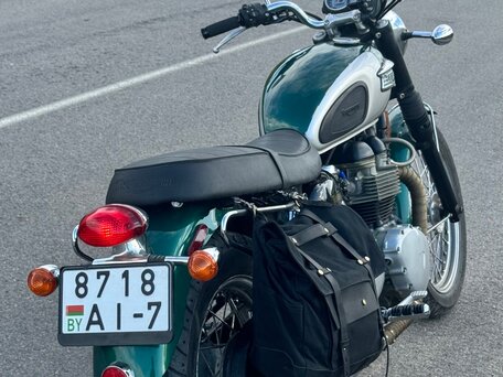 2001 Triumph Bonneville, зелёный, 380000 рублей, вид 2
