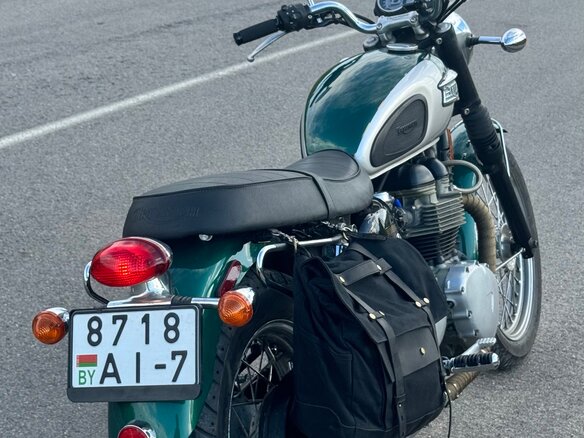 2001 Triumph Bonneville, зелёный, 380000 рублей - вид 1
