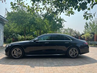 2021 Mercedes-Benz S-Класс 350 d Long 4MATIC VII (W223), чёрный, 7498000 рублей, вид 4