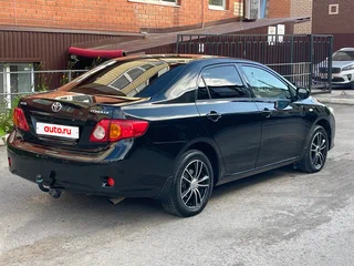 2008 Toyota Corolla X (E140, E150), чёрный, 689000 рублей, вид 4