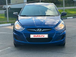 2011 Hyundai Solaris I, синий, 1000000 рублей, вид 3