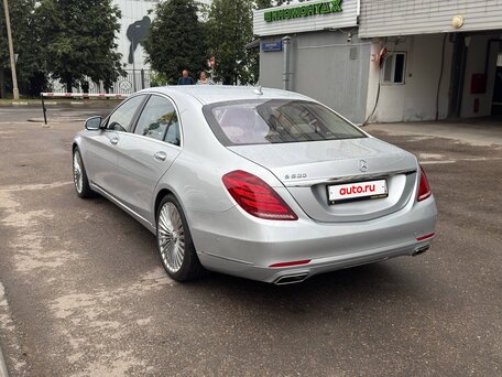 2014 Mercedes-Benz S-Класс 500 Long VI (W222, C217), серебристый, 4900000 рублей, вид 4
