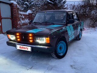 2007 Lada (ВАЗ) 2107, пурпурный, 135000 рублей, вид 1