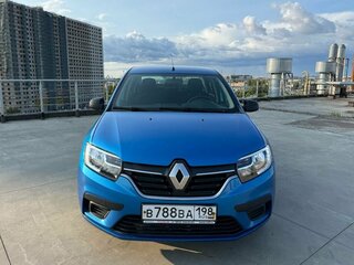 2018 Renault Logan II Рестайлинг, синий, 820000 рублей, вид 3
