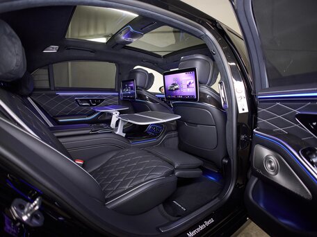 2026 Mercedes-Benz S-Класс 580 Long 4MATIC VII (W223) Рестайлинг, чёрный, 30475000 рублей, вид 3