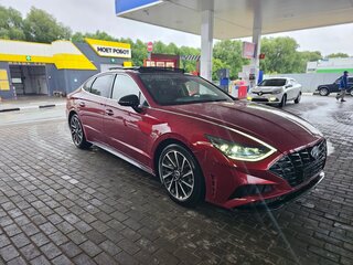 2023 Hyundai Sonata VIII (DN8), красный, 3000000 рублей, вид 2