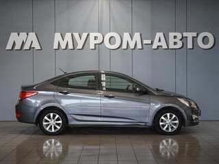 2016 Hyundai Solaris I Рестайлинг, серый, 880000 рублей, вид 4