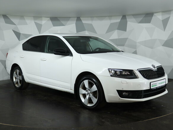 2014 Skoda Octavia III (A7), белый, 1249000 рублей - вид 2