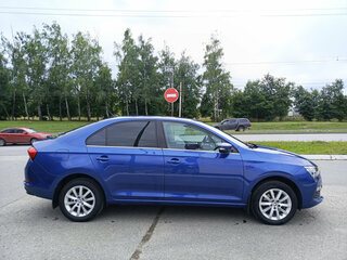 2021 Skoda Rapid II, синий, 1845000 рублей, вид 4