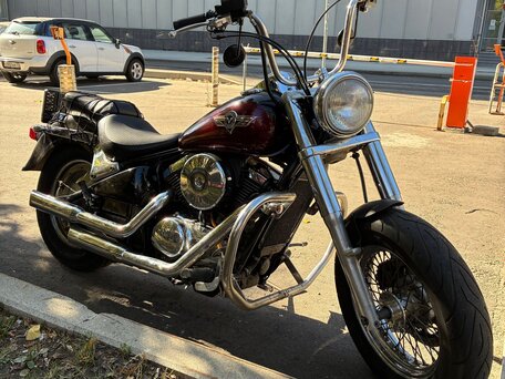 1997 Kawasaki VN800 Vulcan, чёрный, 350000 рублей, вид 1
