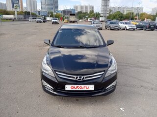 2014 Hyundai Solaris I Рестайлинг, чёрный, 1140000 рублей, вид 1