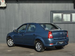 2012 Renault Logan I Рестайлинг, синий, 344999 рублей, вид 4