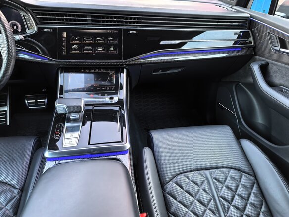 2020 Audi SQ7 I (4M) Рестайлинг, синий - вид 18