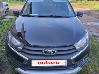 2020 Lada (ВАЗ) Granta Cross I Рестайлинг, чёрный, 700000 рублей, вид 2