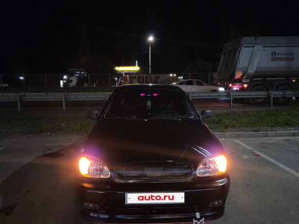 2007 Chevrolet Lanos I, чёрный - вид 1