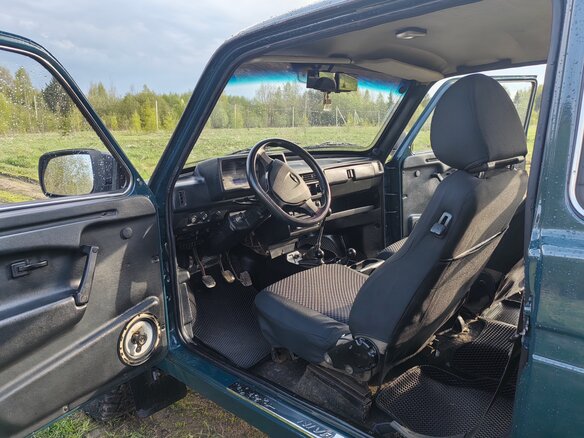 2003 Lada (ВАЗ) 2121 (4x4) Фора I Рестайлинг, синий, 450000 рублей - вид 5