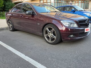2009 Mercedes-Benz C-Класс 180 5G-TRONIC III (W204), пурпурный, 910000 рублей, вид 1