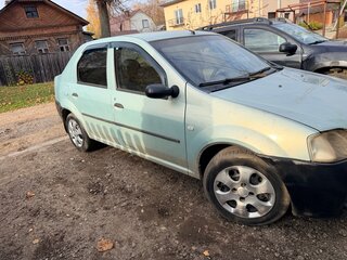 2007 Renault Logan I, зелёный, 105000 рублей, вид 2