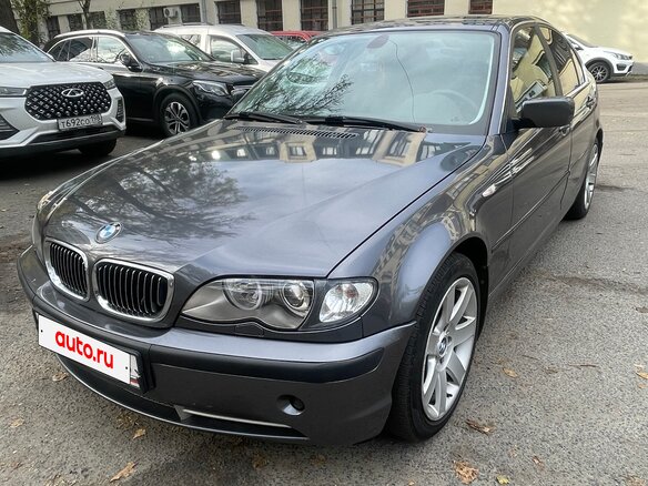 2002 BMW 3 серии 330xi IV (E46) Рестайлинг, серый