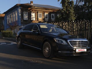 2017 Mercedes-Benz S-Класс 450 VI (W222, C217) Рестайлинг, чёрный, 4650000 рублей, вид 2