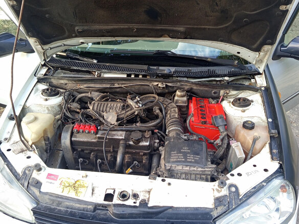 2010 Lada (ВАЗ) Kalina I, белый, 220000 рублей - вид 5