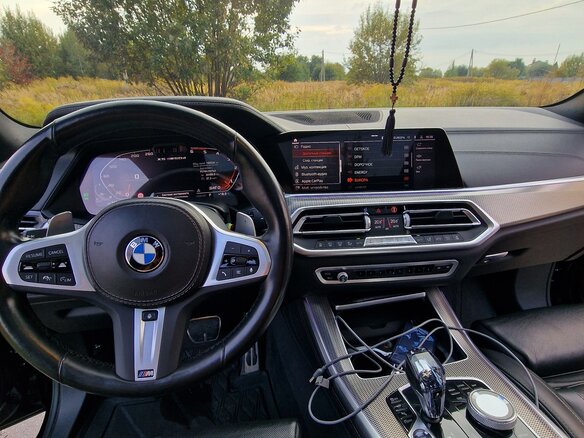 2019 BMW X5 M50d IV (G05/G18), чёрный, 6200000 рублей - вид 8