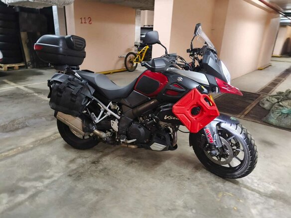 2015 Suzuki V-Strom 1000, пурпурный, 790000 рублей - вид 1