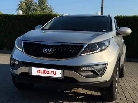 2014 Kia Sportage III Рестайлинг, серебристый, вид 2