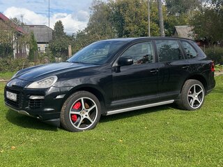 2008 Porsche Cayenne Turbo I Рестайлинг (957), чёрный, 1500000 рублей, вид 1