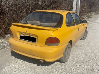 1997 Hyundai Accent I, жёлтый, 130000 рублей, вид 3