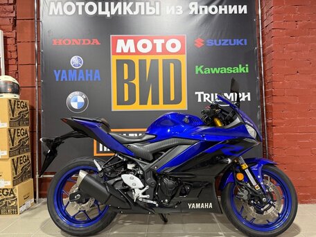 2019 Yamaha YZF-R3, синий, 570000 рублей, вид 4