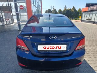 2015 Hyundai Solaris I Рестайлинг, синий, 829000 рублей, вид 5