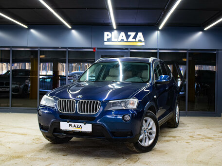 2011 BMW X3 28i xDrive II (F25), синий, 1570000 рублей, вид 1