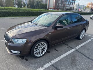 2017 Skoda Octavia III (A7), коричневый, 1380000 рублей, вид 1