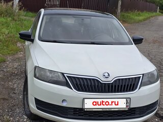 2017 Skoda Rapid I Рестайлинг, белый, 680000 рублей, вид 3