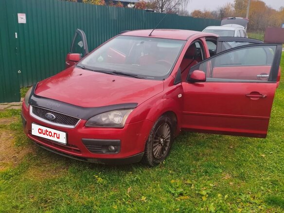 2007 Ford Focus II, красный, 430000 рублей - вид 1