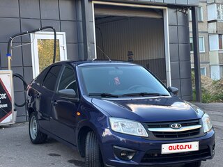 2015 Lada (ВАЗ) Granta I, синий, 410000 рублей, вид 1