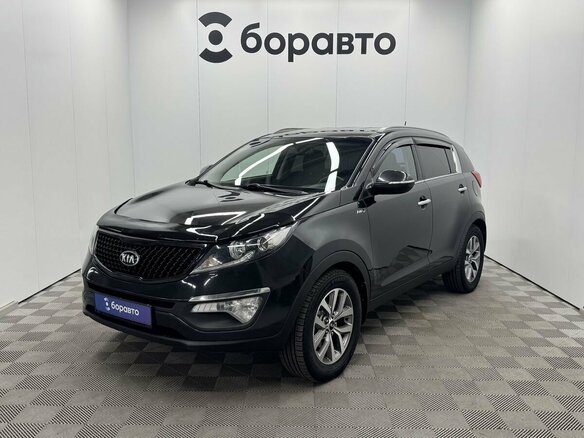 2015 Kia Sportage III Рестайлинг, чёрный, 1540000 рублей