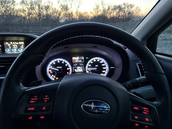 2015 Subaru Levorg I, синий, 1300000 рублей - вид 15