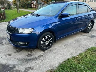 2018 Skoda Rapid I Рестайлинг, синий, 1299000 рублей, вид 4