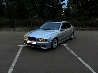 2001 BMW 5 серии 525i IV (E39) Рестайлинг, серебристый, 595000 рублей, вид 1