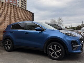 2019 Kia Sportage IV Рестайлинг, синий, 2250000 рублей, вид 4
