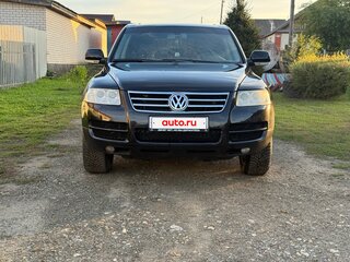 2003 Volkswagen Touareg I, чёрный, 820000 рублей, вид 3