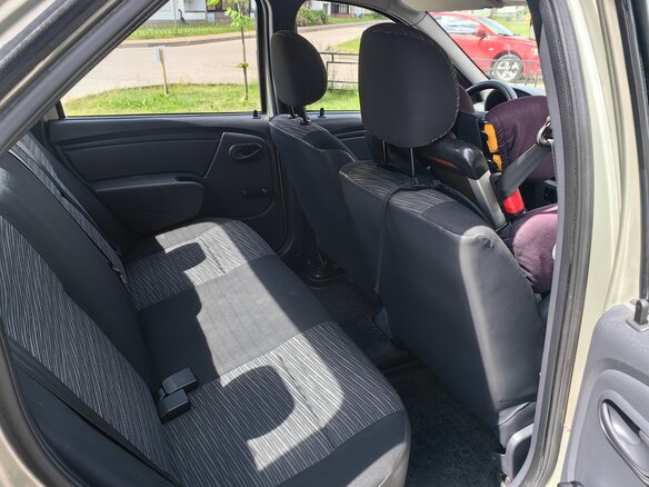 2012 Renault Logan I Рестайлинг, бежевый, 415000 рублей - вид 23