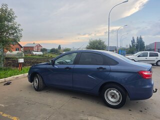 2016 Lada (ВАЗ) Vesta I, синий, 535000 рублей, вид 4