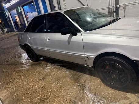 1991 Audi 80 IV (B3), серебристый, 150000 рублей, вид 1