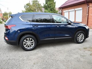 2019 Hyundai Santa Fe IV, синий, 2700000 рублей, вид 4