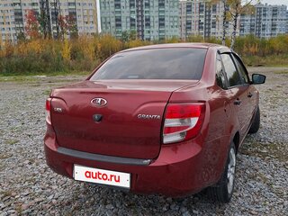 2017 Lada (ВАЗ) Granta I, красный, 360000 рублей, вид 3
