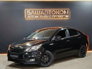 2017 Kia Rio III Рестайлинг, чёрный, 1070000 рублей, вид 1