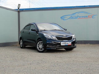 2015 Kia Rio III, чёрный, 679000 рублей, вид 3